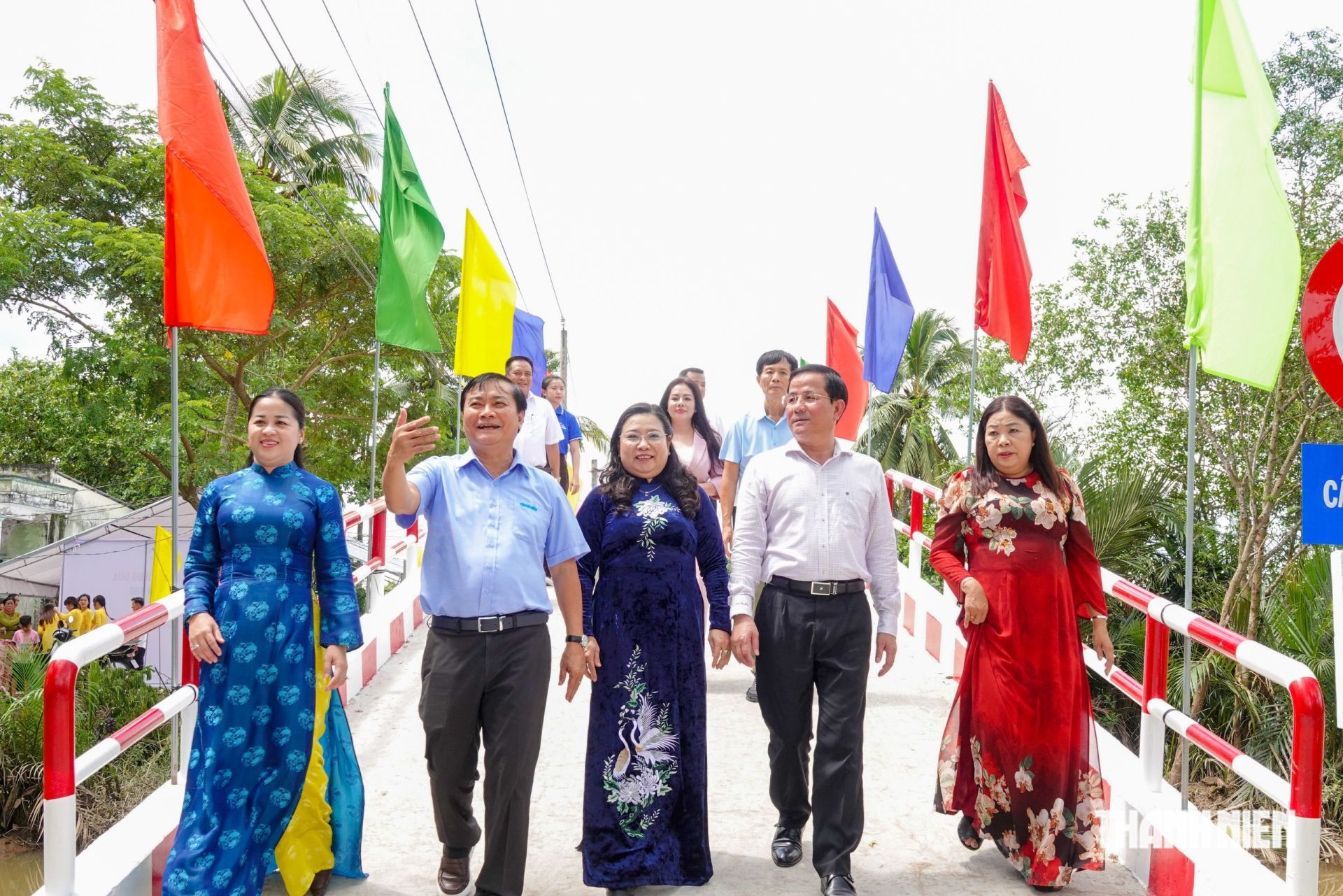 C&acirc;y cầu Rạch Bờ Dừa ho&agrave;n th&agrave;nh sau khoảng 3 th&aacute;ng thi c&ocirc;ng.
