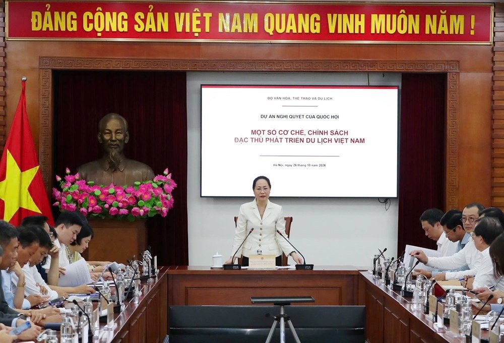 Uỷ vi&ecirc;n Trung ương Đảng, Bộ trưởng Bộ VHTTDL L&acirc;m Thị Phương Thanh chủ tr&igrave; Hội nghị
